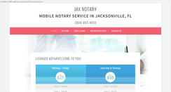 Desktop Screenshot of jaxnotary.com